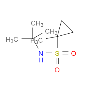 N-TERT-BUTYL-1-METHYLCYCLOPROPANE-1-SULFONAMIDE