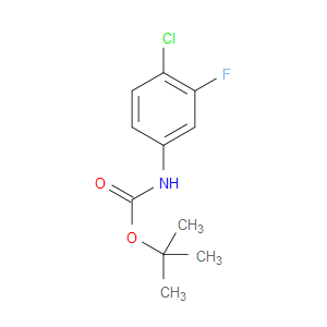 TERT-BUTYL 4-CHLORO-3-FLUOROPHENYLCARBAMATE - Click Image to Close