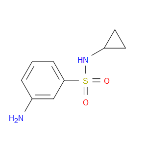 3-AMINO-N-CYCLOPROPYLBENZENESULFONAMIDE - Click Image to Close