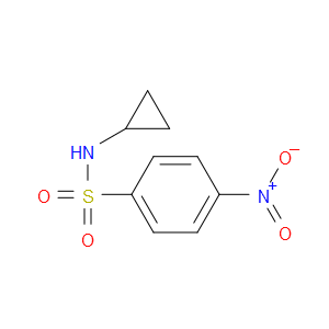 N-CYCLOPROPYL 4-NITROPHENYLSULFONAMIDE