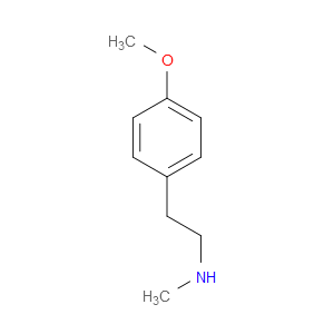 N-METHYL 4-METHOXYPHENETHYLAMINE - Click Image to Close
