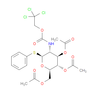 PHENYL 3,4,6-TRI-O-ACETYL-2-DEOXY-1-THIO-2-(2,2,2-TRICHLOROETHOXYFORMAMIDO)-BETA-D-GLUCOPYRANOSIDE