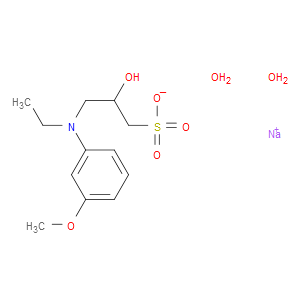 N-ETHYL-N-(2-HYDROXY-3-SULFOPROPYL)-3-METHOXYANILINE SODIUM SALT DIHYDRATE