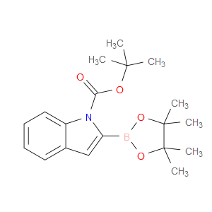 TERT-BUTYL 2-(4,4,5,5-TETRAMETHYL-1,3,2-DIOXABOROLAN-2-YL)-1H-INDOLE-1-CARBOXYLATE - Click Image to Close