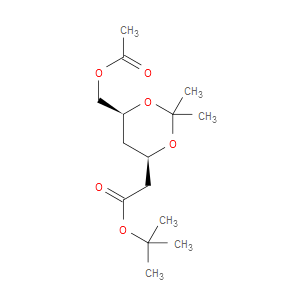 TERT-BUTYL (4R-CIS)-6-[(ACETYLOXY)METHYL]-2,2-DIMETHYL-1,3-DIOXANE-4-ACETATE