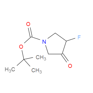 TERT-BUTYL 3-FLUORO-4-OXOPYRROLIDINE-1-CARBOXYLATE