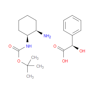 N-BOC-(1S, 2R)-DIAMINOCYCLOHEXANE (R)-HYDROXYPHENYLACETIC ACID SALT