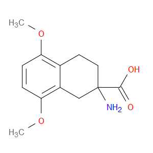 2-AMINO-5,8-DIMETHOXY-1,2,3,4-TETRAHYDRONAPHTHALENE-2-CARBOXYLIC ACID - Click Image to Close