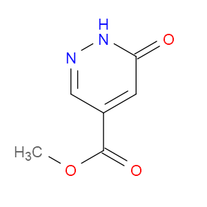 METHYL 6-OXO-1,6-DIHYDROPYRIDAZINE-4-CARBOXYLATE - Click Image to Close