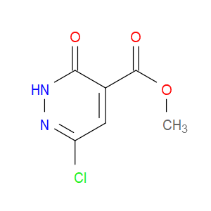 METHYL 6-CHLORO-3-OXO-2,3-DIHYDROPYRIDAZINE-4-CARBOXYLATE