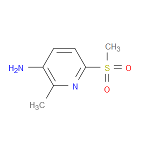 2-METHYL-6-(METHYLSULFONYL)PYRIDIN-3-AMINE - Click Image to Close