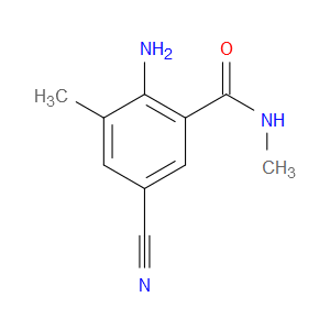 2-AMINO-5-CYANO-N,3-DIMETHYLBENZAMIDE - Click Image to Close