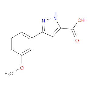 3-(3-METHOXYPHENYL)-1H-PYRAZOLE-5-CARBOXYLIC ACID - Click Image to Close