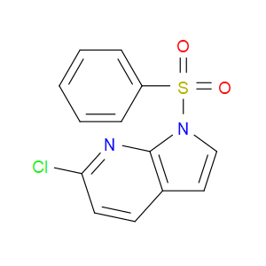 6-CHLORO-1-(PHENYLSULFONYL)-1H-PYRROLO[2,3-B]PYRIDINE