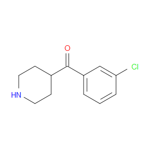 (3-CHLOROPHENYL)(PIPERIDIN-4-YL)METHANONE
