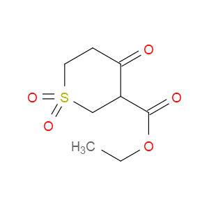 ETHYL 4-OXOTETRAHYDRO-2H-THIOPYRAN-3-CARBOXYLATE 1,1-DIOXIDE - Click Image to Close