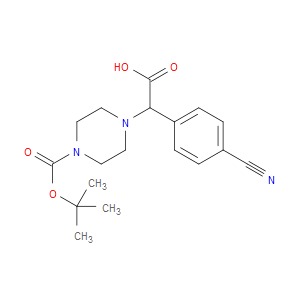 2-(4-BOC-PIPERAZINYL)-2-(4-CYANOPHENYL)ACETIC ACID