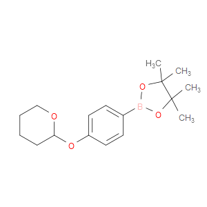 4,4,5,5-TETRAMETHYL-2-(4-((TETRAHYDRO-2H-PYRAN-2-YL)OXY)PHENYL)-1,3,2-DIOXABOROLANE - Click Image to Close