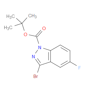 TERT-BUTYL 3-BROMO-5-FLUORO-1H-INDAZOLE-1-CARBOXYLATE