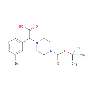 2-(4-BOC-PIPERAZINYL)-2-(3-BROMOPHENYL)ACETIC ACID