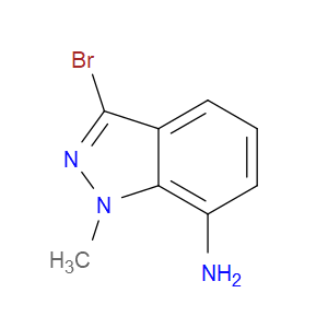 3-BROMO-1-METHYL-1H-INDAZOL-7-AMINE - Click Image to Close