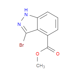 METHYL 3-BROMO-1H-INDAZOLE-4-CARBOXYLATE - Click Image to Close