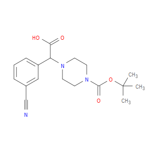 2-(4-BOC-PIPERAZINYL)-2-(3-CYANOPHENYL)ACETIC ACID - Click Image to Close