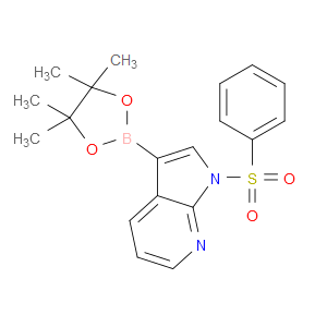1-(PHENYLSULFONYL)-3-(4,4,5,5-TETRAMETHYL-1,3,2-DIOXABOROLAN-2-YL)PYRROLO[2,3-B]PYRIDINE
