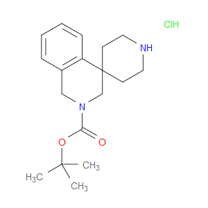 TERT-BUTYL 1H-SPIRO[ISOQUINOLINE-4,4'-PIPERIDINE]-2(3H)-CARBOXYLATE HYDROCHLORIDE - Click Image to Close