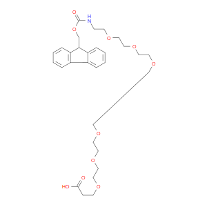 FMOC-21-AMINO-4,7,10,13,16,19-HEXAOXAHENEICOSANOIC ACID - Click Image to Close