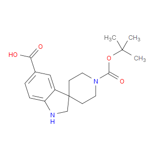 1'-(TERT-BUTOXYCARBONYL)SPIRO[INDOLINE-3,4'-PIPERIDINE]-5-CARBOXYLIC ACID - Click Image to Close