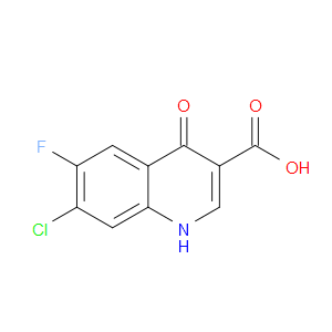 3-QUINOLINECARBOXYLIC ACID, 7-CHLORO-6-FLUORO-1,4-DIHYDRO-4-OXO-