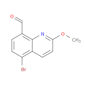5-BROMO-2-METHOXYQUINOLINE-8-CARBALDEHYDE