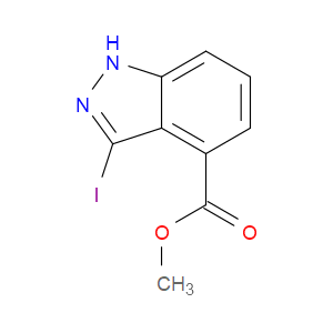 METHYL 3-IODO-1H-INDAZOLE-4-CARBOXYLATE - Click Image to Close