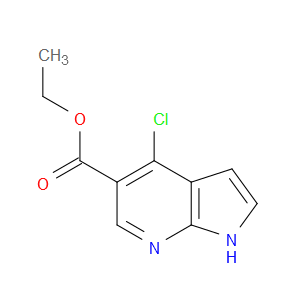 ETHYL 4-CHLORO-1H-PYRROLO[2,3-B]PYRIDINE-5-CARBOXYLATE