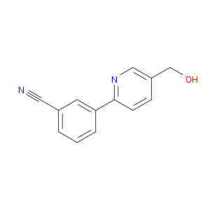 3-[5-(HYDROXYMETHYL)-2-PYRIDYL]BENZONITRILE - Click Image to Close