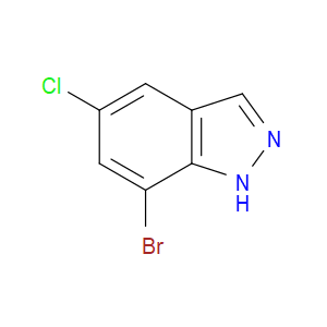 7-BROMO-5-CHLORO-1H-INDAZOLE - Click Image to Close