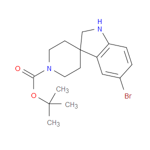 TERT-BUTYL 5-BROMOSPIRO[INDOLINE-3,4'-PIPERIDINE]-1'-CARBOXYLATE - Click Image to Close