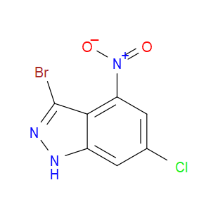 3-BROMO-6-CHLORO-4-NITRO-1H-INDAZOLE