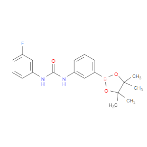 1-(3-FLUOROPHENYL)-3-(3-(4,4,5,5-TETRAMETHYL-1,3,2-DIOXABOROLAN-2-YL)PHENYL)UREA