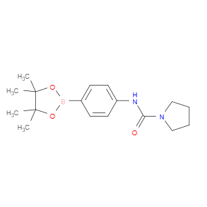 N-(4-(4,4,5,5-TETRAMETHYL-1,3,2-DIOXABOROLAN-2-YL)PHENYL)PYRROLIDINE-1-CARBOXAMIDE - Click Image to Close