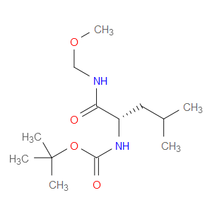 (S)-N-METHYL-N-METHOXY-2-(TERT-BUTOXYCARBONYLAMINO)-4-METHYLPENTANAMIDE