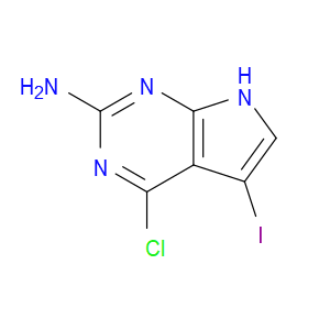 4-CHLORO-5-IODO-7H-PYRROLO[2,3-D]PYRIMIDIN-2-AMINE