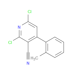 2,6-DICHLORO-4-(O-TOLYL)NICOTINONITRILE