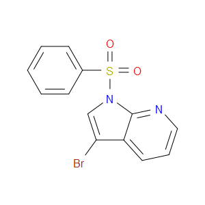 3-BROMO-1-(PHENYLSULFONYL)-1H-PYRROLO[2,3-B]PYRIDINE - Click Image to Close