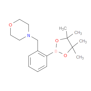 4-(2-(4,4,5,5-TETRAMETHYL-1,3,2-DIOXABOROLAN-2-YL)BENZYL)MORPHOLINE - Click Image to Close