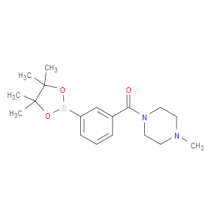 3-(4-METHYLPIPERAZINE-1-CARBONYL)PHENYLBORONIC ACID, PINACOL ESTER