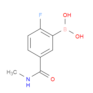2-FLUORO-5-(METHYLCARBAMOYL)BENZENEBORONIC ACID