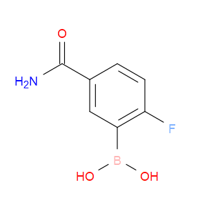 5-CARBAMOYL-2-FLUOROBENZENEBORONIC ACID