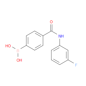 4-(3-FLUOROPHENYLCARBAMOYL)PHENYLBORONIC ACID
